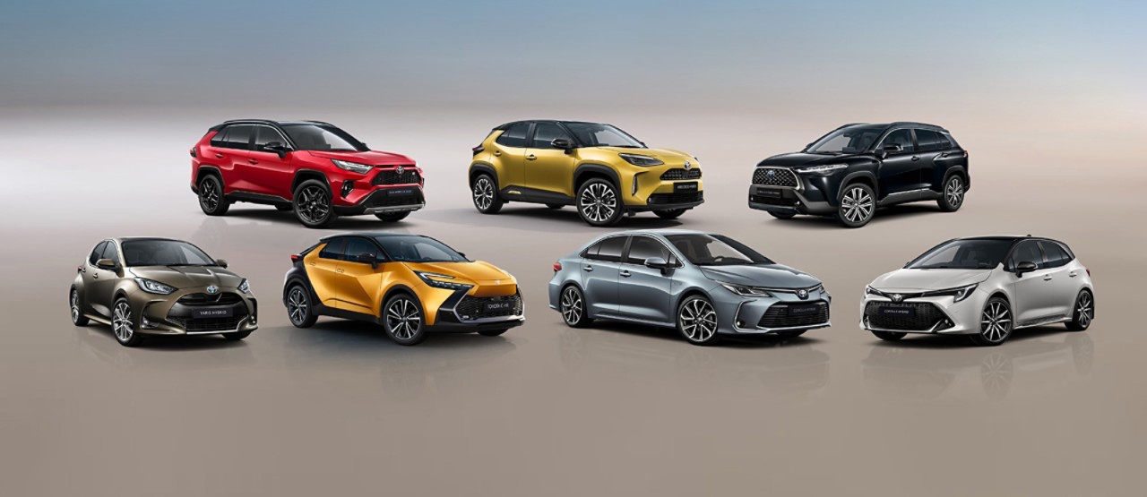 Toyota Hybrid Electric Range Toyota Ireland